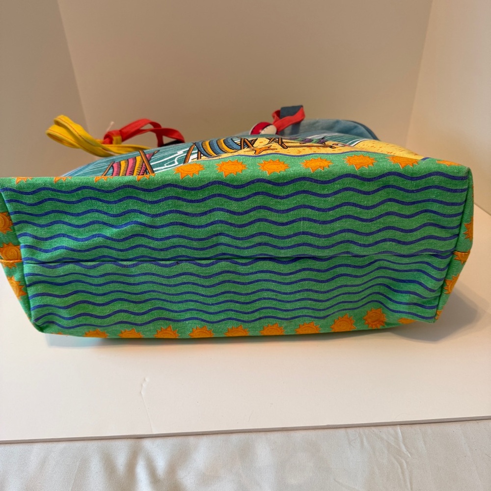 Crazy Bags Beach Zippered Tote NWT Tropical Medium - Picture 7 of 7